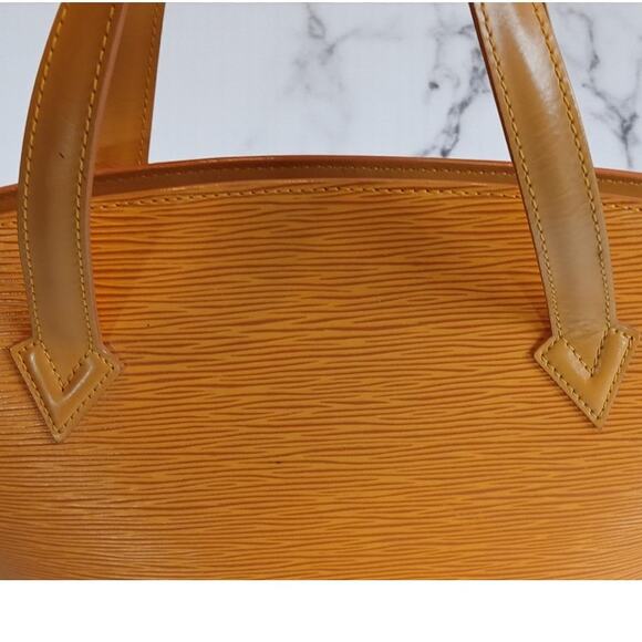 Louis Vuitton Epi Saint Jacques Handbag, Yellow with Dust Bag - Picture 14 of 16